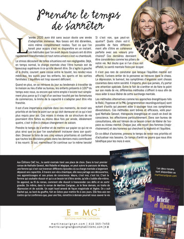 Prendre le temps de s'arrêter