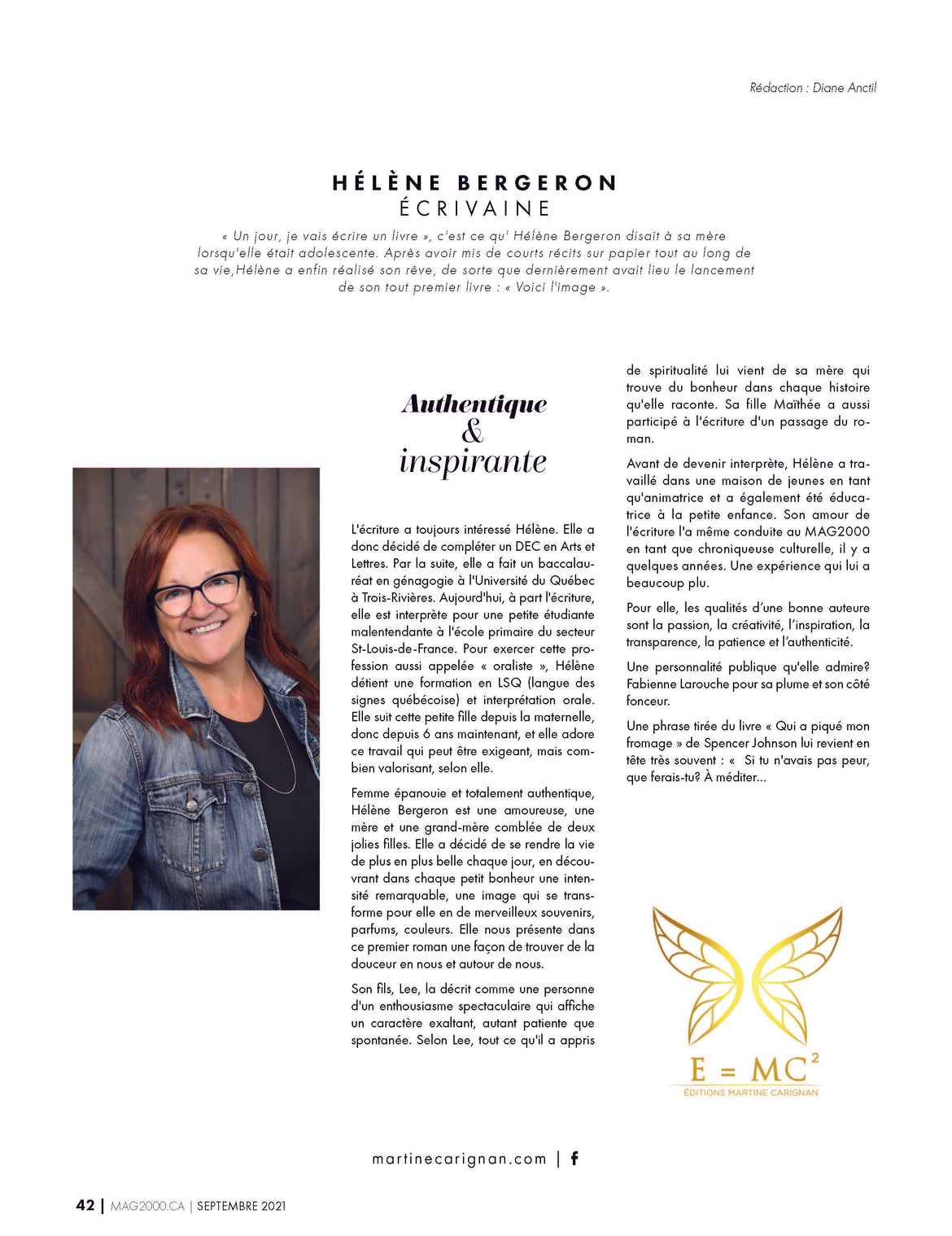 Spécial femme - Hélène Bergeron